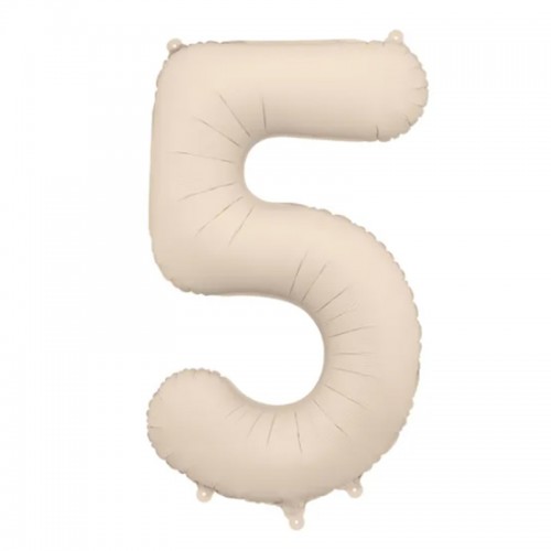 Balão Número 5 Bege